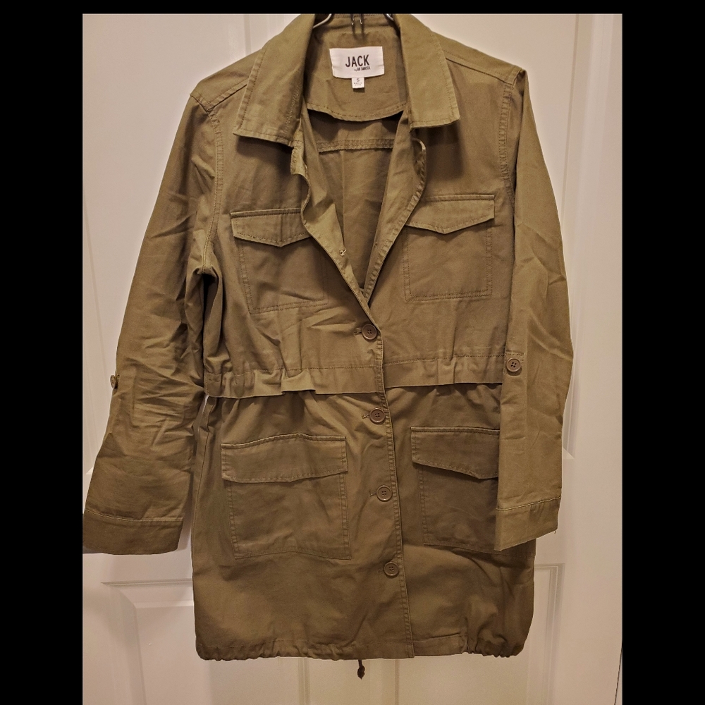 Jack by BB Dakota Antigone Olive Jacket Size Small - Picture 5 of 9